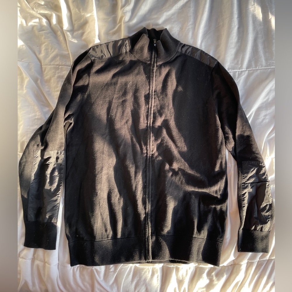 Michael Kors, zip up sweater, size L